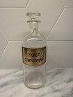 Antique Apothecary Label Under Glass Bottle Tinc  Cimifug  With Topper
