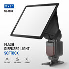 Neewer Flash Diffuser Light Softbox 11  X 8  universal collapsible With Storag