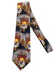 Vintage 90s Disney Store 100  Silk Tie Mickey Donald Pluto Minnie Christmas New