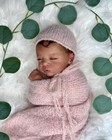 Reborn Baby Doll 19 In Silicone Realistic African American Girl Anano Black Soft
