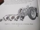 Case Model Be Series Four-bottom Eagle Hitch Mounted Plows Operator s Manual 