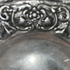 Wilton Armetale William   Mary Metal Salad Serving Bowl Floral