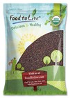 Organic Black Quinoa -  Non-gmo  Kosher raw vegan sirtfood bulk - Food To Live  