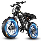Hikeep Electric Mountain Bike 1000w Peak 20  Fat Tire 48v 15ah 28mph Ebike Adult