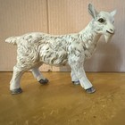 Goat Figurine - White With Gray Accents  Signed  jaci    120 