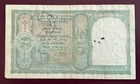 Pakistan Ovpt  India 5 Rupees P-2 1947 Deer King George Rare Bank Note Currency