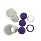 Vintage Playtex Drop In Original Nurser Bottle Holder 8oz Purple Trains Set Of 2