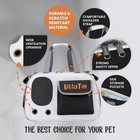 Pet Carrier Puppy Small Dog Cat Bag Waterproof Premium Leather Airline Approved