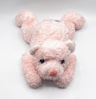 Ty Baby Pink Bear Plush Cuddlecub Tysilk Pluffies Rattle Silky 2001 Vintage 12   