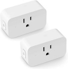 Linganzh Smart Plug 2 Pack  Mini Wifi Smart Socket Compatible With Alexa Echo Go