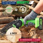 Brandnew Cordless Mini Chainsaw 6inch Electric Handheld Battery Tree Pruning Saw