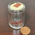 Nos Vtg Martin Century Farms 1 2 Oz Pyro Dairy Mini Tiny Creamer Bottle W  Cap