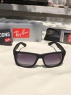Ray-ban Justin Polarized Rb 4165 622 t3 Sunglasses Matte Black Frame 54mm 4165-1