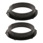 2 Pack 8  To 6 5  Car Stereo Speaker Spacer Adapters Rings Mounting Brackets