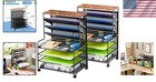Versatile 8-tier Mesh Desk Organizer - Large Capacity For School   Office