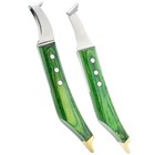 Premium Farrier Loop   Hoof Knife With Brass End     Hoof Trimming Tool For Horses