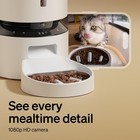 Automatic Cat Feeder With Camera Auto Pet Food Dispenser Slow Feeder Dog Bowl