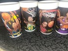 Vintage Mcdonalds Nba Looney Tunes All-star Cups Complete Set 7 Michael Jordan