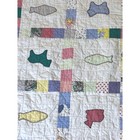 Vintage Quilt Baby Toddler Animals Applique Patchwork Folk Art Holiday Gift