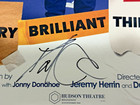 Daniel Radcliffe Every Brilliant Things Signed Broadway Window Card 14x22 Poster