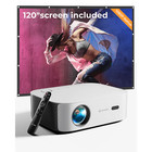 4k Projector Dolby 45000lms 5g Wifi Bluetooth Video Home Theater W  120  Screen