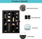 Kcrasan Adjustable Rock Display Case - Wooden Crystal Organizer For Stones Stora