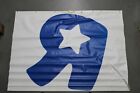 Toys R Us Banner Store Sign Blue R White Plastic Hanging Display Vintage Rare Vg