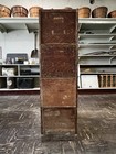 Antique Oak File Cabinet Restoration Project C  1900   s W original Hardware