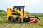 Hydraulic Trencher Attachment Fit Cat Bobcat Skid Steer Loader Quick Attach