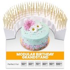 Birthday Candle Holder Grandstand For Milestone Birthdays - Perfect For 50th  