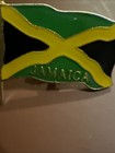 Jamaica Flag Vintage Tack Pin With Jamaica On The Flag Ln