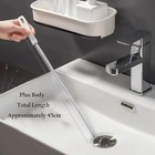 Flexible Drain Cleaning Brush Pipe Dredging Tool Hair Clog Remover For Sink Tub 