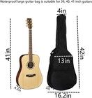 41-inch Acoustic Guitar Bag With Adjustable Shoulder Strap  Guitar Bag With