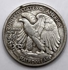 1917-d 50c Obverse Walking Liberty Half Dollar Xf - 25056