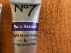 No7 Set Of  2  Pure Retinol Night Repair Cream   Eye Cream Fragrance Free New