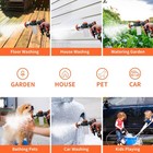 8 In1 Car Wash Brush Foam Gun Garden Hose Nozzle Foam Cannon Bottle Soap Sprayer
