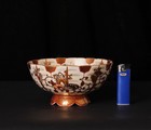 Exceptional And Rare Kutani  Porcelain Bowl  meji Period   Zl4