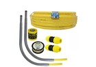 Home-flex Yellow Underground 3 4  Ips Kit 100ft Pipe  2xcouplers  2xmeter Risers