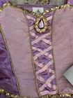 New Nwt Disney Rapunzel Princess Costume Cosplay Pretend Play Dress Sz 7-8
