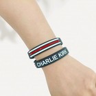 Zenvib Charlie Kirk Silicone Bracelet  10pcs Hero Freedom Medium  Black