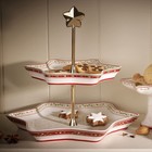 Villeroy   Boch Winter Bakery Delight Traystand Porcelain Multi-colour 28x32cm