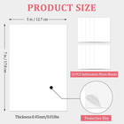 10 Pcs Sublimation Aluminum Blanks 5 X 7 Inch 0 45mm White Gloss Photo Panels