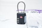 4 Pack Tsa Accepted Luggage Travel Suitcase Bag Lock 3 Digit Combo Padlock Reset
