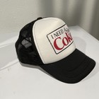 Vintage Coca-cola I Need A Diet Coke Black   White Mesh Trucker Snapback Hat Cap