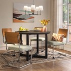 5 Arm Shaded Chandelier Black - Threshold