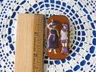 Woman Pins By Lucinda Two Stylish Beautiful Women Signed  Brooch