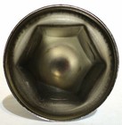 Nut Covers 10  1-1 8  Standard Style Flange Chrome Steel 1-5 8  Tall Peterbilt