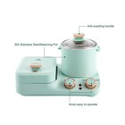 Breakfast Station Electric Multifunctional Toaster Soup Pot Frying Pan Pot  cover