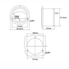 New Tower Crane Self-generating Wind Speed Sensor Display Unpowered Anemometers