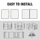 33  Tall Folding 8-panel Heavy Duty Metal Dog Playpen Exercise Pen Fence Kennel